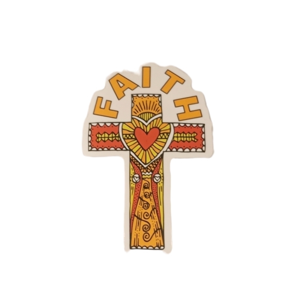 Faith Cross Sticker